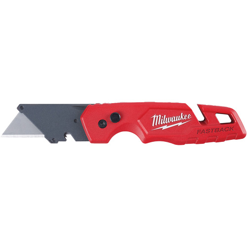 Couteau utilitaire pliant Fastback, poign&eacute;e en M&eacute;tal Waymarc Industries Inc