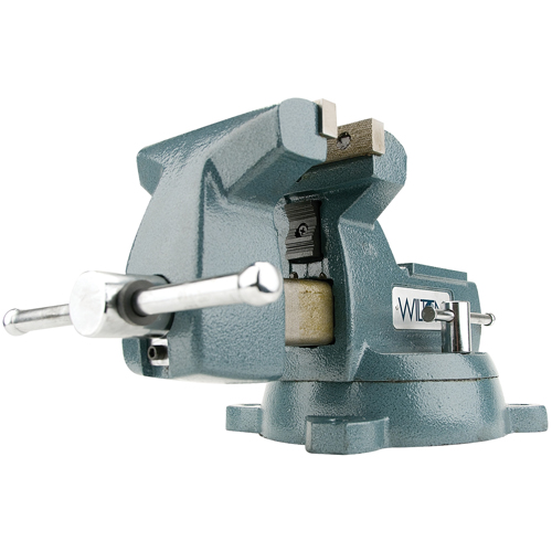 Mechanic's Vises, 6" Jaw Width, 4-1/8" Throat Depth Waymarc Industries Inc