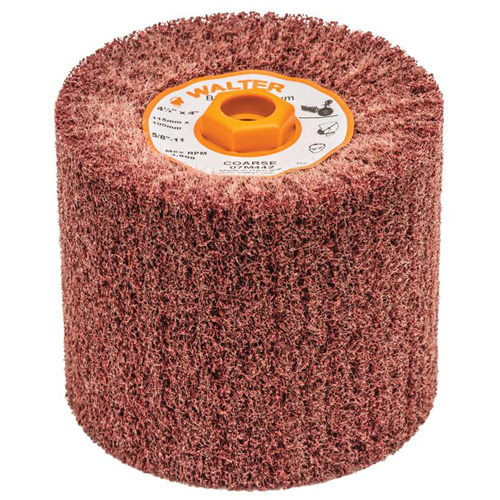 Blendex Surface Conditioning Drum, 4-1/2" Dia. x 4" W, 5/8"-11 Arbor, Coarse Grit Waymarc Industries Inc