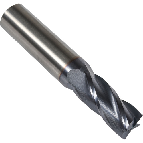 S234 30° Square End Mill, 1/16" Dia., 1-1/2" L, 4 Flutes, 1/8" Shank, Carbide Waymarc Industries Inc