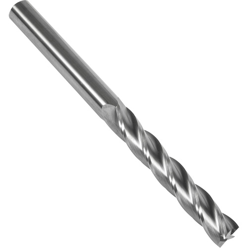 Fraise en bout carr&eacute;e extra longue 30° S137, 5/16" dia., 4" lo, 4 cannelures, 5/16" tige, Carbure Waymarc Industries Inc