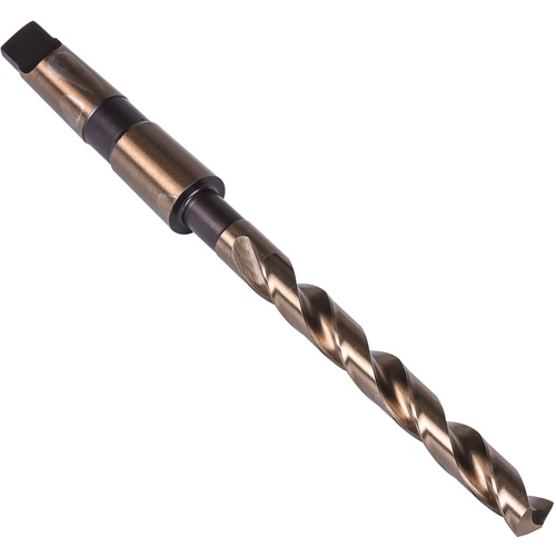 Heavy Duty Taper Shank Drill Bit, 9/16", High Speed Cobalt, 4-7/8" Flute, 135° Point Waymarc Industries Inc