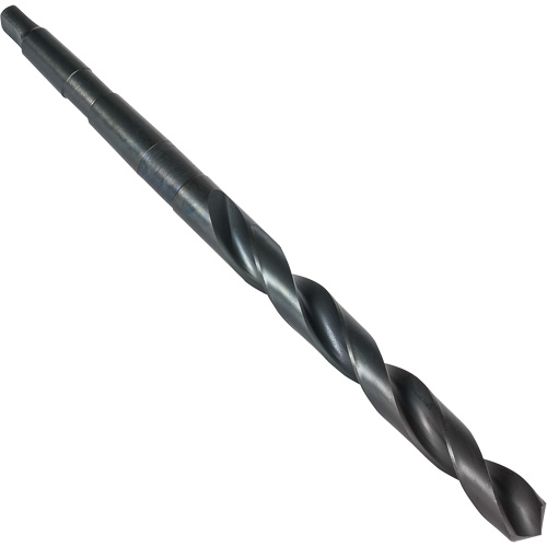 Small Taper Shank Drill Bit, 17/32", High Speed Steel, 4-5/8" Flute, 118° Point Waymarc Industries Inc