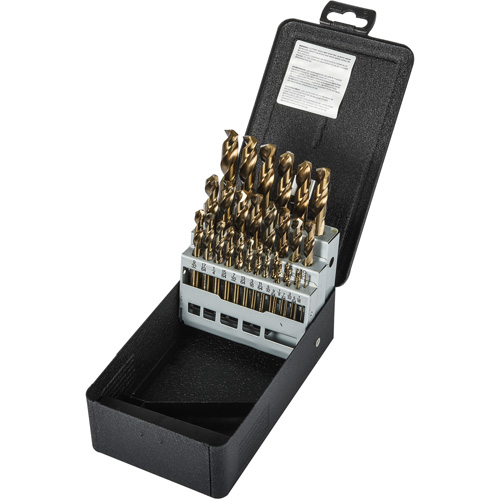 Heavy-duty Screw Machine Drill Bit Set, 29 Pieces, High Speed Cobalt Waymarc Industries Inc