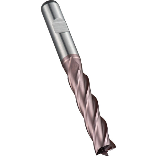 Square End Mill, 5 mm Dia., 68 mm L, 4 Flutes, 6 mm Shank, High Speed Cobalt Waymarc Industries Inc