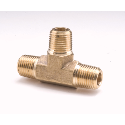 Male Pipe Tees, Brass, 1/2" Waymarc Industries Inc