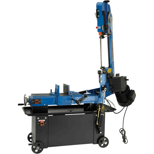 JHVG-712 Metal Bandsaw, Horizontal, 7" Round and 7" x 12" Rectangular Cutting Capacity Waymarc Industries Inc
