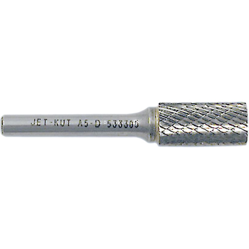 JET-KUT Cylindrical Shape Bur, 3/8" Dia., 1/4" Shank, 3/4" Depth of Cut Waymarc Industries Inc