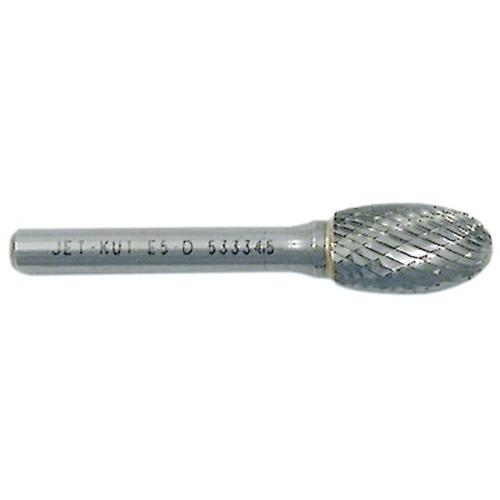 Fraise rotative de forme ovale, 1/2" dia., 1/4" Tige, 7/8" Prof. de la coupe Waymarc Industries Inc