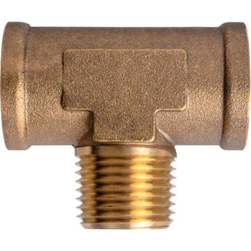 Raccords en &eacute;querre en t&eacute; m&acirc;les extrud&eacute;s, Laiton, 1/2" Waymarc Industries Inc