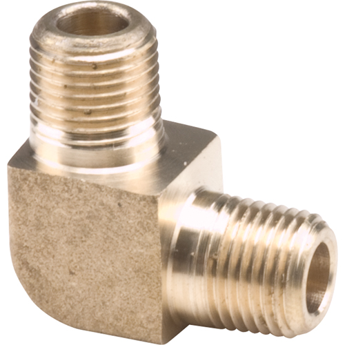 Coudes de tuyau 90° m&acirc;le, 1/4" x 1/8" dia., Laiton Waymarc Industries Inc