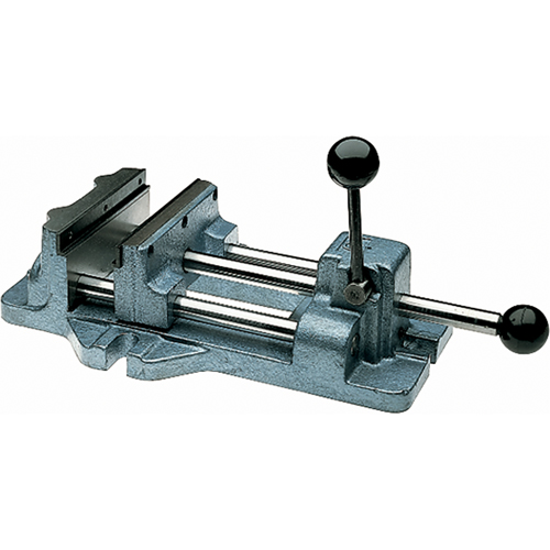 Cam Action Drill Press Vises, 4" Jaw Width, Clamp Mount Base Waymarc Industries Inc