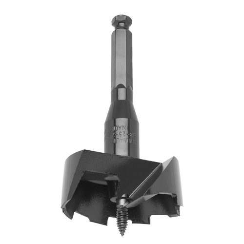 Standard Self-Feed Drill Bit, 2-9/16", 3-5/8" Length, 7/16" Hex Shank Waymarc Industries Inc