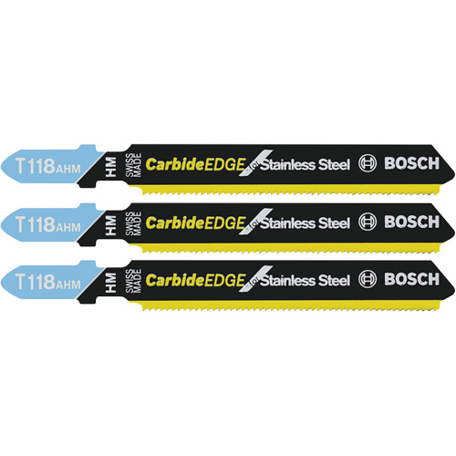 Jig Saw Blades Expert for All Purpose, Carbide, T-Shank, 3-1/4" L Waymarc Industries Inc
