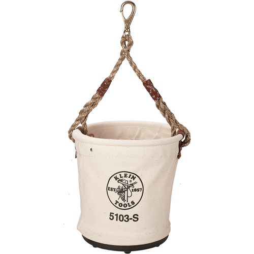 Seau &agrave; outils, 12" lo x 12" la x 12" h, Toile, Beige Waymarc Industries Inc