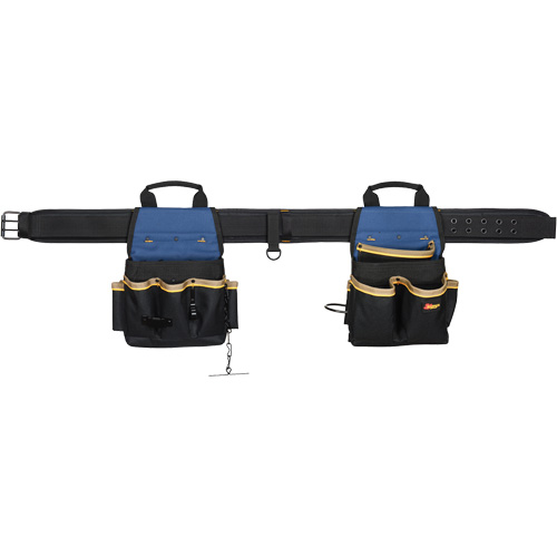 Combin&eacute;s de ceinture &agrave; outils &agrave; 20 pochettes, Polyester, Noir Waymarc Industries Inc