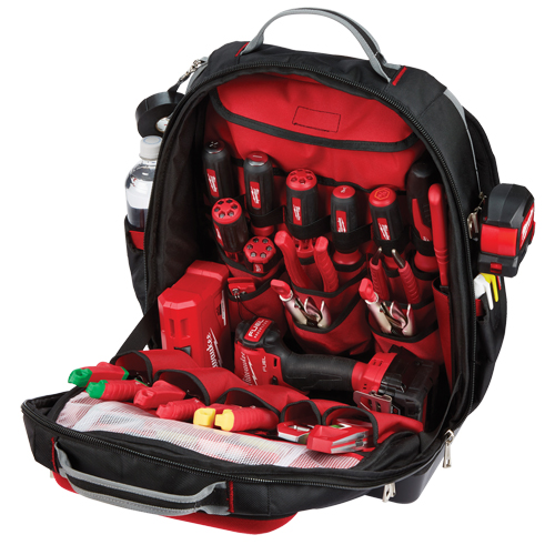 Ultimate Jobsite Backpack, 20" L x 17" W, Black, Ballistic Waymarc Industries Inc