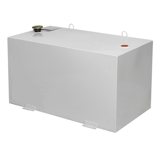 R&eacute;servoir de transfert pour carburant en acier, Acier, Capacit&eacute; 100 gal., Blanc Waymarc Industries Inc