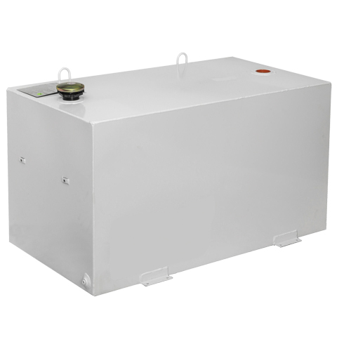 R&eacute;servoir de transfert pour carburant en acier, Acier, Capacit&eacute; 100 gal., Blanc Waymarc Industries Inc