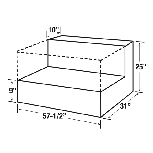 R&eacute;servoir de transfert pour carburant en aluminium, Aluminium, Capacit&eacute; 100 gal., Argent Waymarc Industries Inc