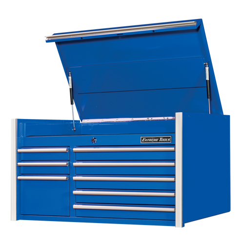 RX Series Tool Chest, 41" W, 8 Drawers, Blue Waymarc Industries Inc