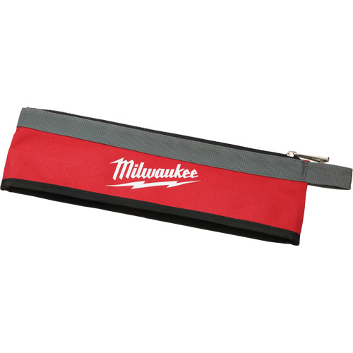 Multi-Size Zipper Pouches - Set of 3, Canvas, 3 Pockets, Black/Red Waymarc Industries Inc