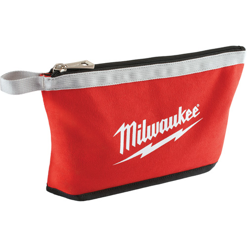 Coloured Zippered Pouches - Set of 3, Canvas, 3 Pockets, Black/Red Waymarc Industries Inc