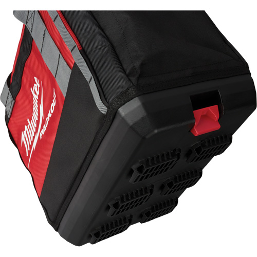 Packout Tool Bag, Ballistic Nylon, 2 Pockets, Black/Red Waymarc Industries Inc