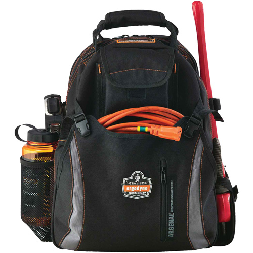 Sac &agrave; dos pour outils 5843 Arsenal, 13-1/2" lo x 8-1/2" la, Noir, Polyester Waymarc Industries Inc