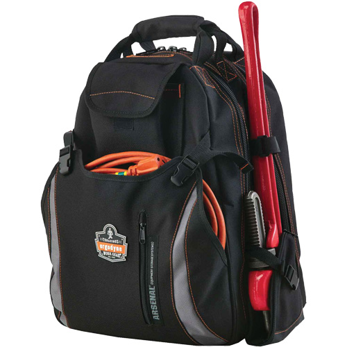 Sac &agrave; dos pour outils 5843 Arsenal, 13-1/2" lo x 8-1/2" la, Noir, Polyester Waymarc Industries Inc