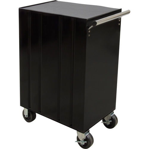Industrial Tool Cart, 7 Drawers, 27" W x 18-3/4" D x 39" H, Black Waymarc Industries Inc