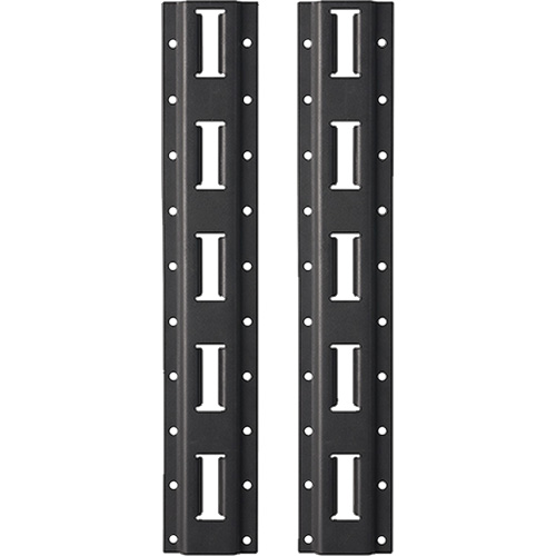 E-Track vertical pour tablettes de rayonnage Packout Waymarc Industries Inc