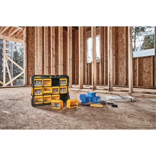 Organisateur Flip-Bin, 3-7/8" la x 17-3/4" p x 13-7/8" h, Noir/Jaune Waymarc Industries Inc