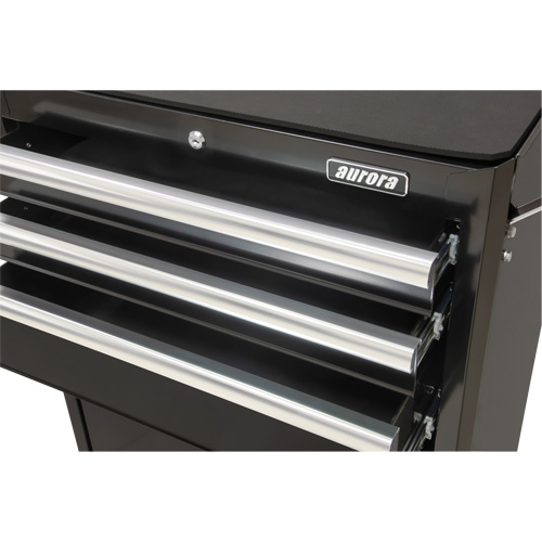 Industrial Tool Cart, 3 Drawers, 29-4/5" W x 21-1/5" D x 38-4/5" H, Black Waymarc Industries Inc
