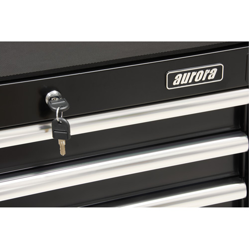 Industrial Tool Cart, 3 Drawers, 29-4/5" W x 21-1/5" D x 38-4/5" H, Black Waymarc Industries Inc