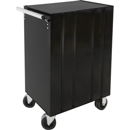Industrial Tool Cart, 3 Drawers, 29-4/5" W x 21-1/5" D x 38-4/5" H, Black Waymarc Industries Inc