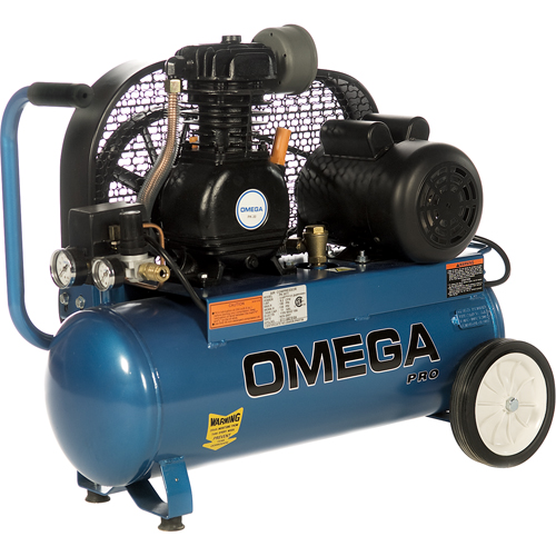 Compresseurs d'air s&eacute;rie professionnelle, &eacute;lectrique, 9,2 gal. (11 gal. US), 125 PSI, 115/1 V Waymarc Industries Inc