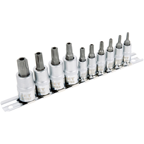 Jeu de douilles antiviol TORX 1/4" & 3/8" SS1438-10TB 10 mcx Waymarc Industries Inc