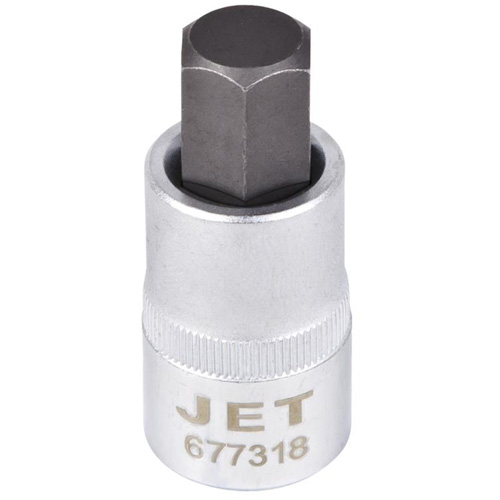 SAE Bit Socket, Hex, 5/8" x 2" L, 1/2" Drive Waymarc Industries Inc