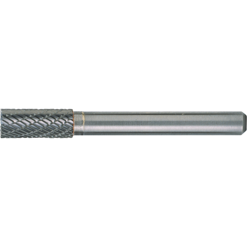 CLEVELAND Solid Carbide Burrs - Cylinder Shape with End Cut, SB-43, 1/8" Dia., 1/8" Shank, 9/16" Depth of Cut Waymarc Industries Inc