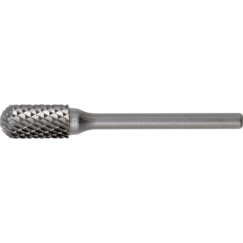 CLEVELAND Solid Carbide Burrs - Cylinder Shape with Ball Nose, SC-42, 1/8" Dia., 9/16" Depth of Cut Waymarc Industries Inc