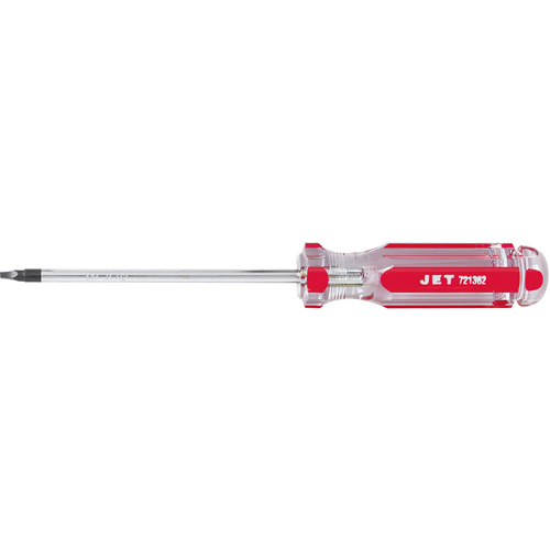 Square Jumbo Handle Screwdriver, #2 Tip, Round, 5" L, Plastic Handle Waymarc Industries Inc