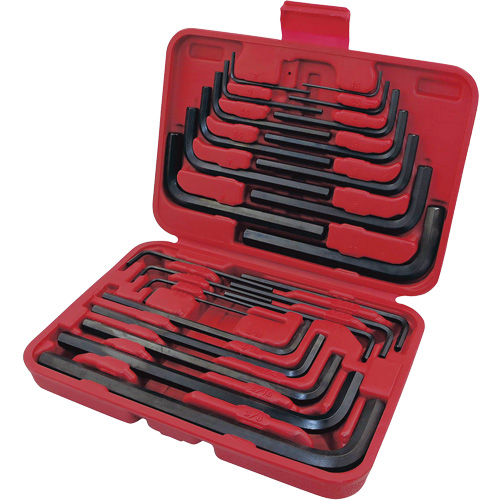 JHK-25SM Hex Key Set, 25 Pcs., Metric & Imperial Waymarc Industries Inc