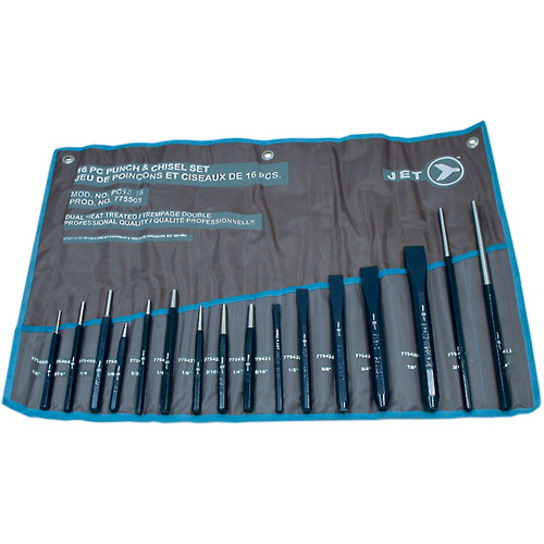 PC16-1S Punch & Chisel Set, 16 Pieces Waymarc Industries Inc