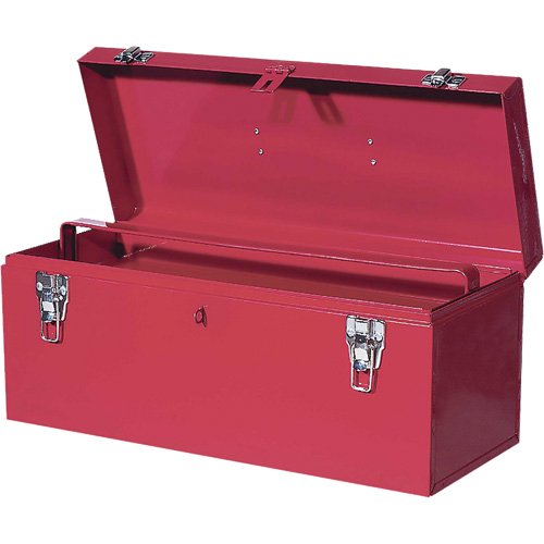 TB21 Boîte &agrave; outils en acier, 8-3/4" P x 20" la x 9-3/8" h, Rouge Waymarc Industries Inc