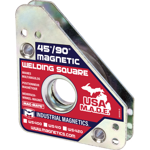 Magnetic Welding Squares, 3-3/4" L x 3/4" W x 4-3/8" H, 75 lbs. Waymarc Industries Inc