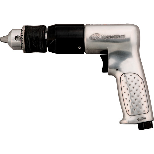 Perceuse pneumatique, 4 pi³/min, 1/4" NPTF, 94 dBA, 1/2" mandrin, Avec cl&eacute; Waymarc Industries Inc