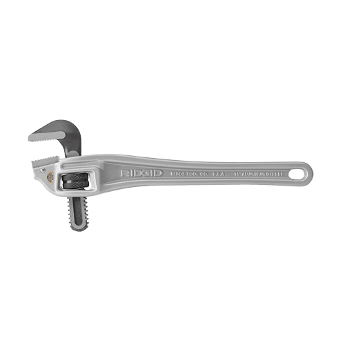 Off-Set Pipe Wrench, 2" Jaw Capacity, 14" Long Waymarc Industries Inc