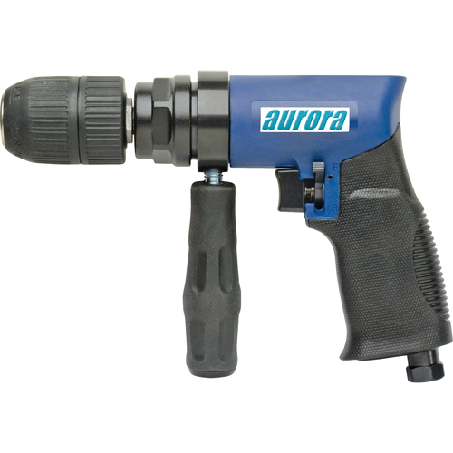 1/2" Air Reversible Drill, 4 CFM, 1/4" NPT, 88 dBA, 1/2" Chuck Waymarc Industries Inc