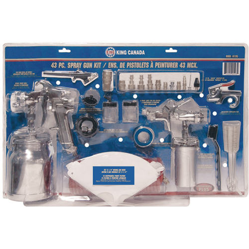 43-Pc. Spray Gun Kits Waymarc Industries Inc